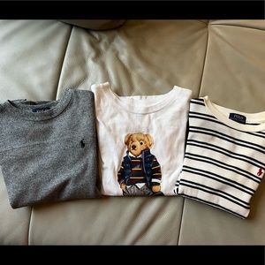 Long sleeve Polo t-shirts.